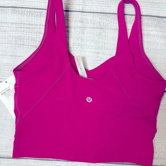 Lululemon Align Tank Ripened Raspberry Pink Size 10 NWT - Picture 7 of 8